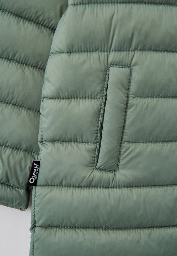 Куртка для девочки утепленная Oldos цвет зеленый  Фото 3
