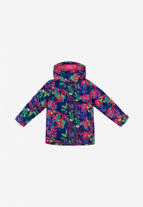 Куртка для девочки утепленная Kapika цвет разноцветный 