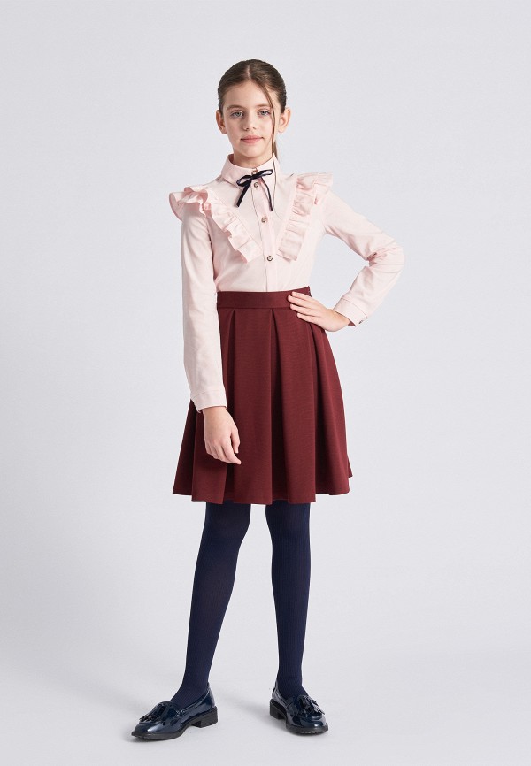 Блуза Smena розовый, размер 134, фото 4