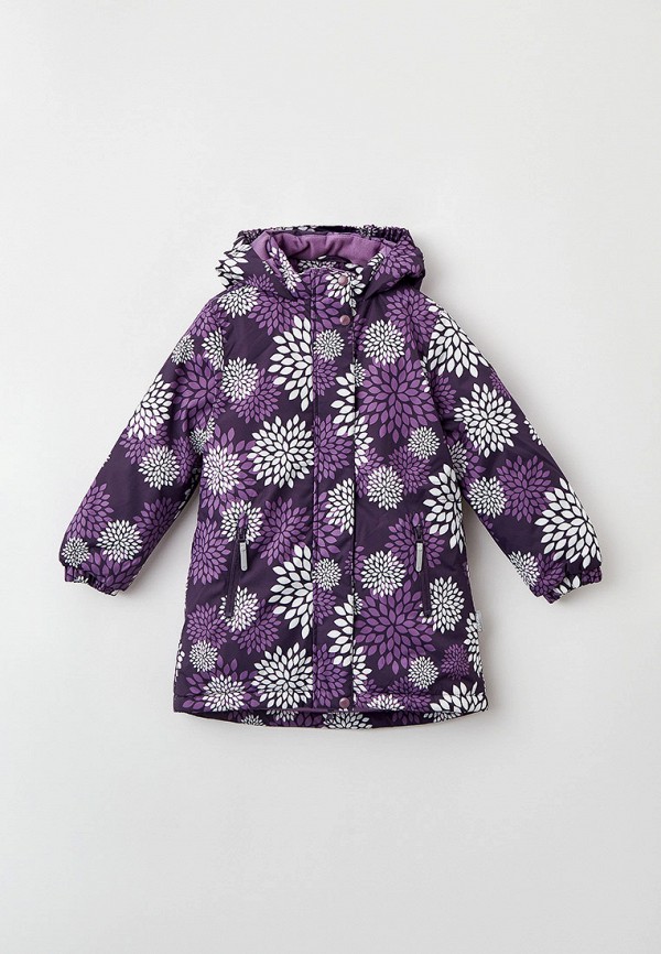 Куртка для девочки утепленная Crockid цвет фиолетовый 