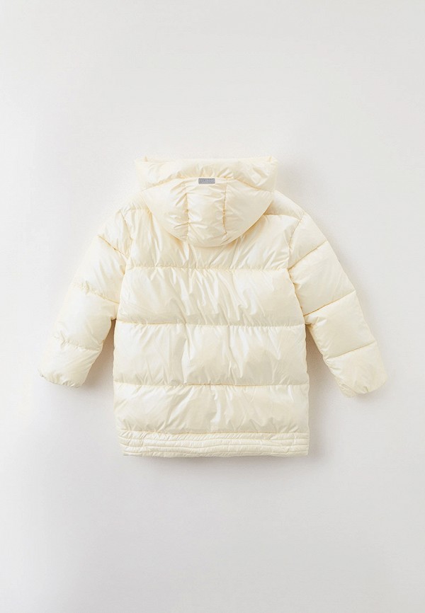Куртка для девочки утепленная АксАрт цвет белый  Фото 2