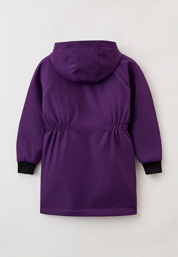 Куртка для девочки утепленная Naturel цвет фиолетовый  Фото 2