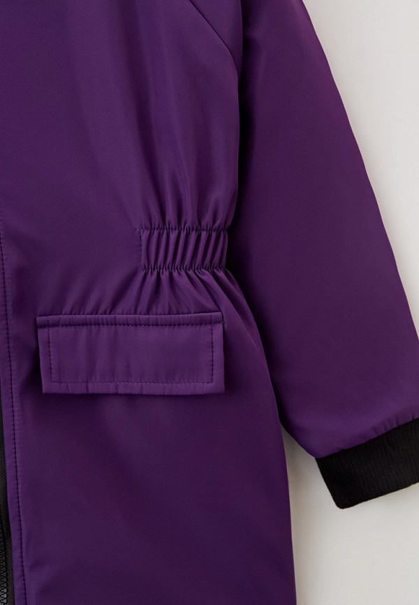 Куртка для девочки утепленная Naturel цвет фиолетовый  Фото 3