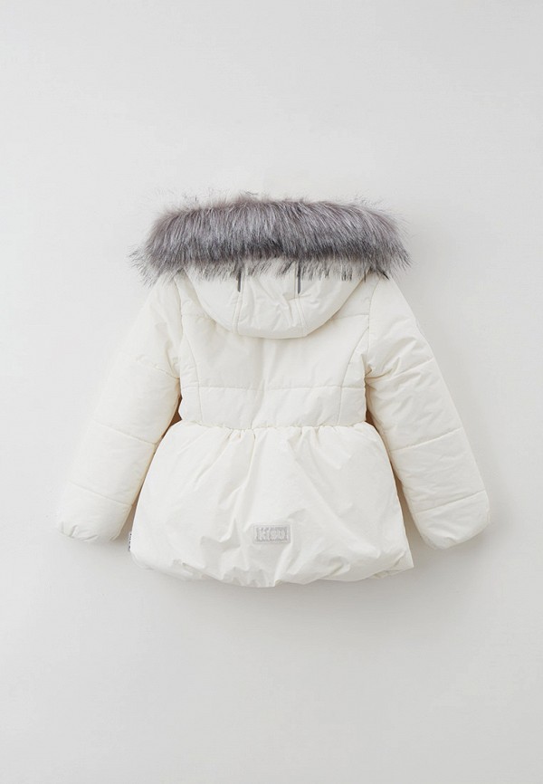 Куртка для девочки утепленная Kisu цвет белый  Фото 2
