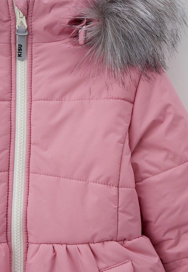 Куртка для девочки утепленная Kisu цвет розовый  Фото 4