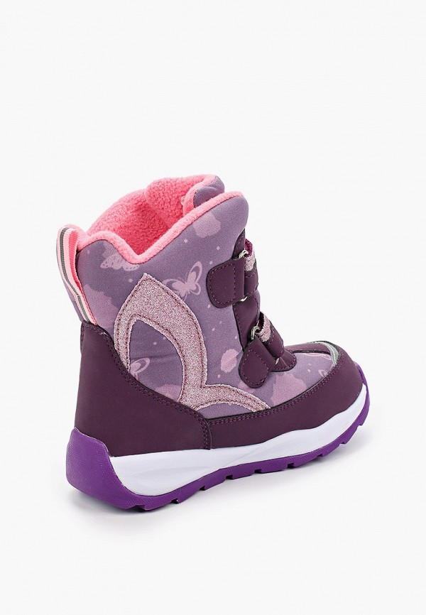 Ботинки для девочки BG Termo цвет фиолетовый  Фото 3
