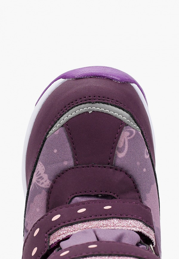Ботинки для девочки BG Termo цвет фиолетовый  Фото 4