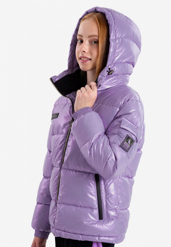 Куртка для девочки утепленная Kapika цвет фиолетовый  Фото 6