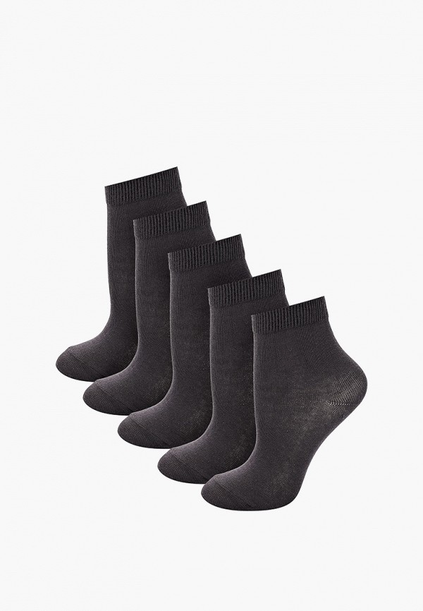 Носки для девочки 5 пар Rusocks цвет серый 