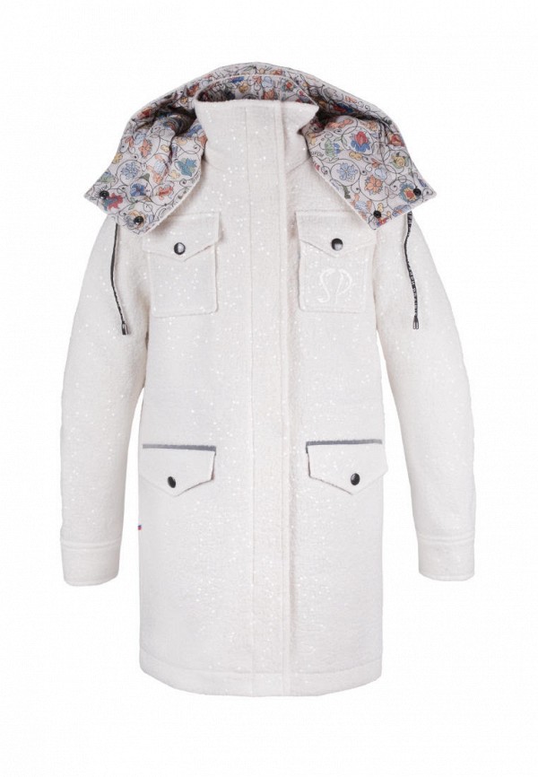 Пальто для девочки Prairie Saint Petersburg цвет белый  Фото 3