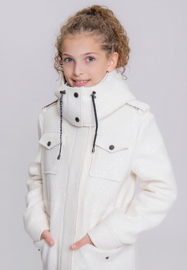 Пальто для девочки Prairie Saint Petersburg цвет белый  Фото 7