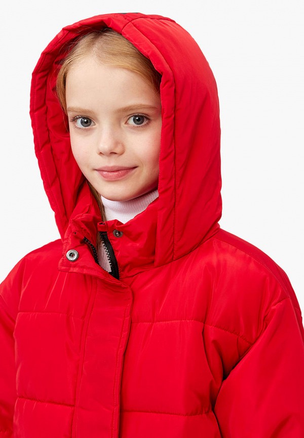 Куртка для девочки утепленная Modis цвет красный  Фото 6