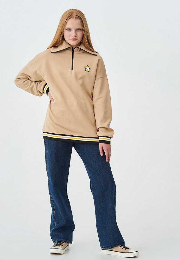 Олимпийка Smena бежевый, размер 152, фото 4