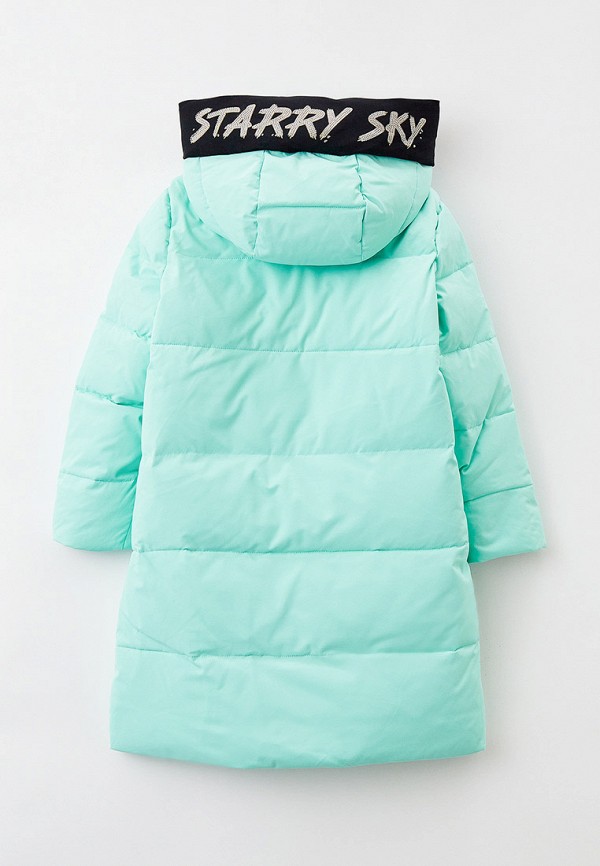 Куртка для девочки утепленная Vitacci цвет бирюзовый  Фото 2