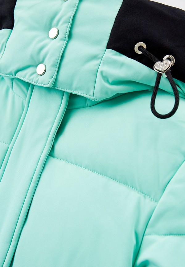 Куртка для девочки утепленная Vitacci цвет бирюзовый  Фото 4
