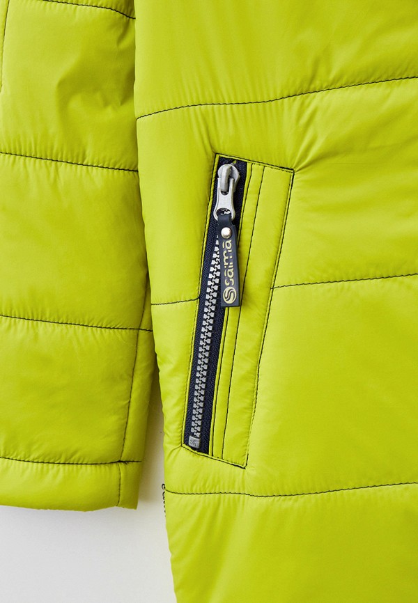 Куртка для девочки утепленная Saima цвет зеленый  Фото 4