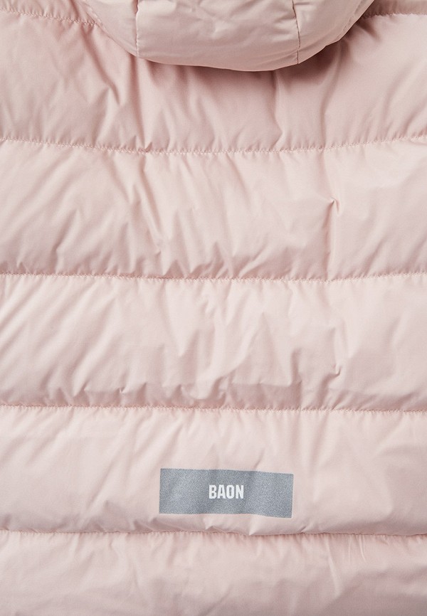 Пуховик для девочки Baon цвет розовый  Фото 5
