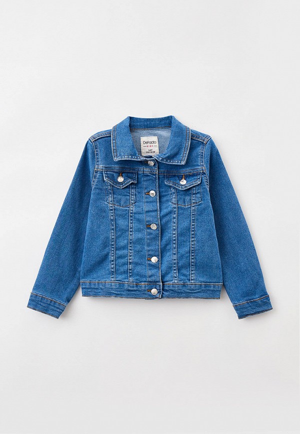 Куртка для девочки джинсовая DeFacto цвет синий 