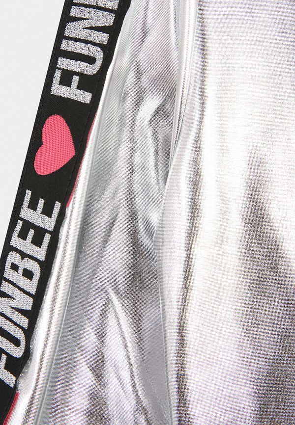 Ветровка для девочки Funbee цвет серебряный  Фото 3