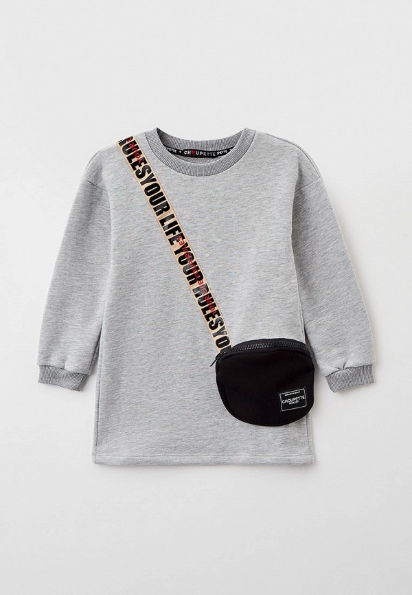 Платье Choupette серый, размер 134, фото 1