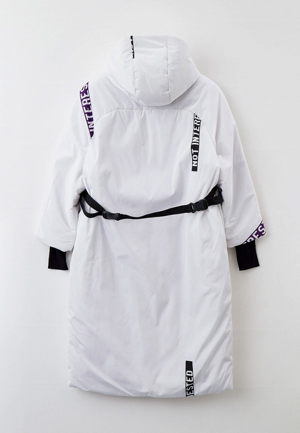 Куртка для девочки утепленная RionaKids цвет белый  Фото 2
