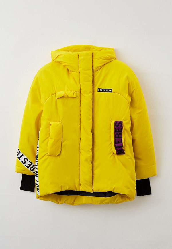 Куртка для девочки утепленная RionaKids цвет желтый 