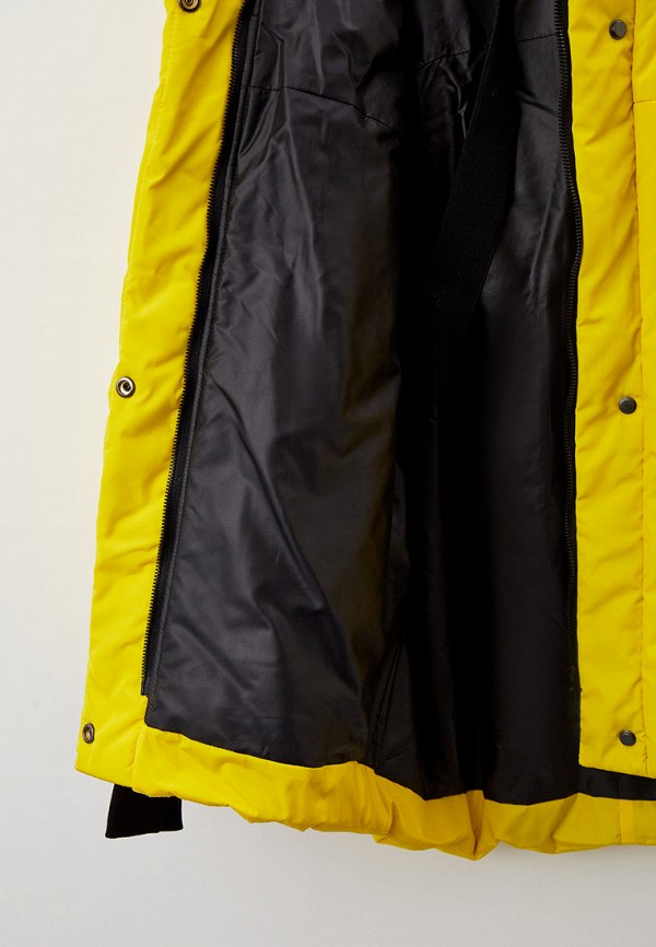 Куртка для девочки утепленная RionaKids цвет желтый  Фото 3