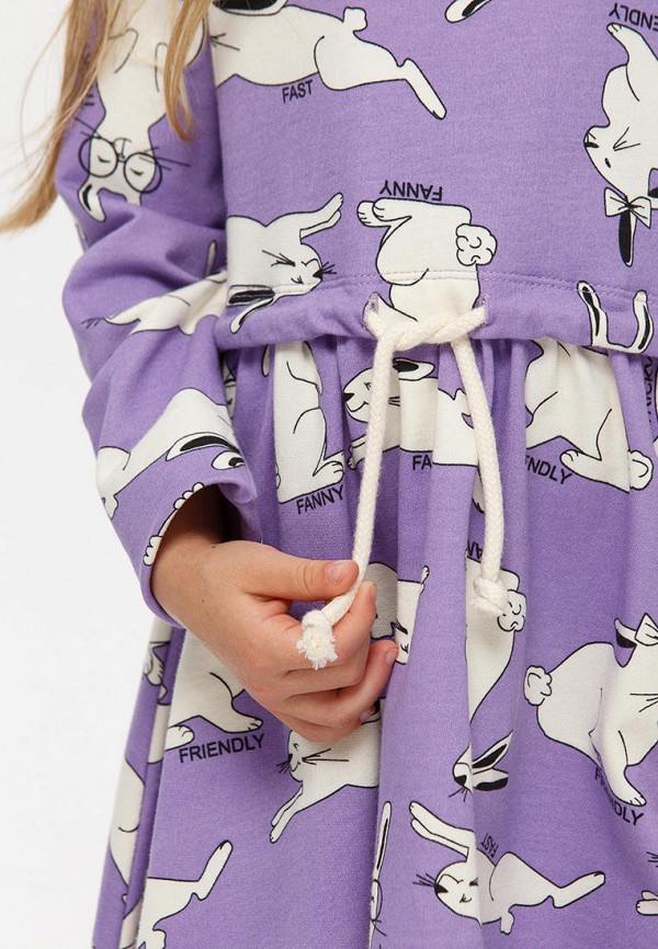 Платье Kogankids фиолетовый, размер 104, фото 7