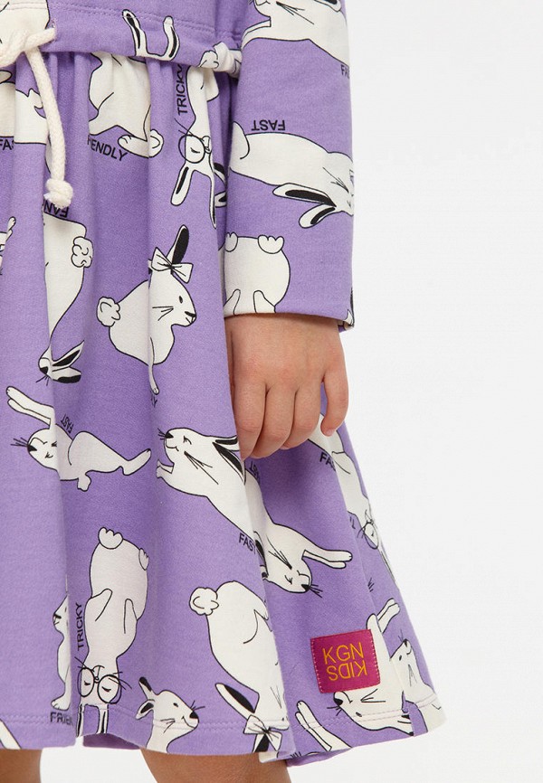 Платье Kogankids фиолетовый, размер 104, фото 6