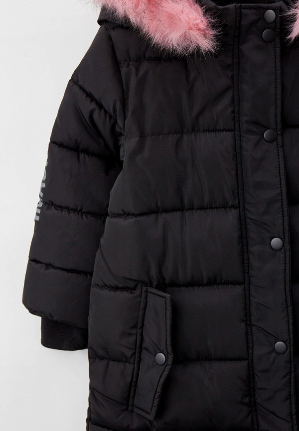 Куртка для девочки утепленная DeFacto цвет черный  Фото 4