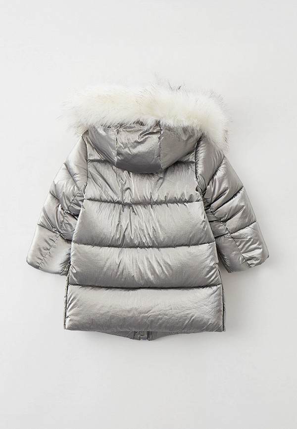 Куртка для девочки утепленная Choupette цвет серебряный  Фото 2