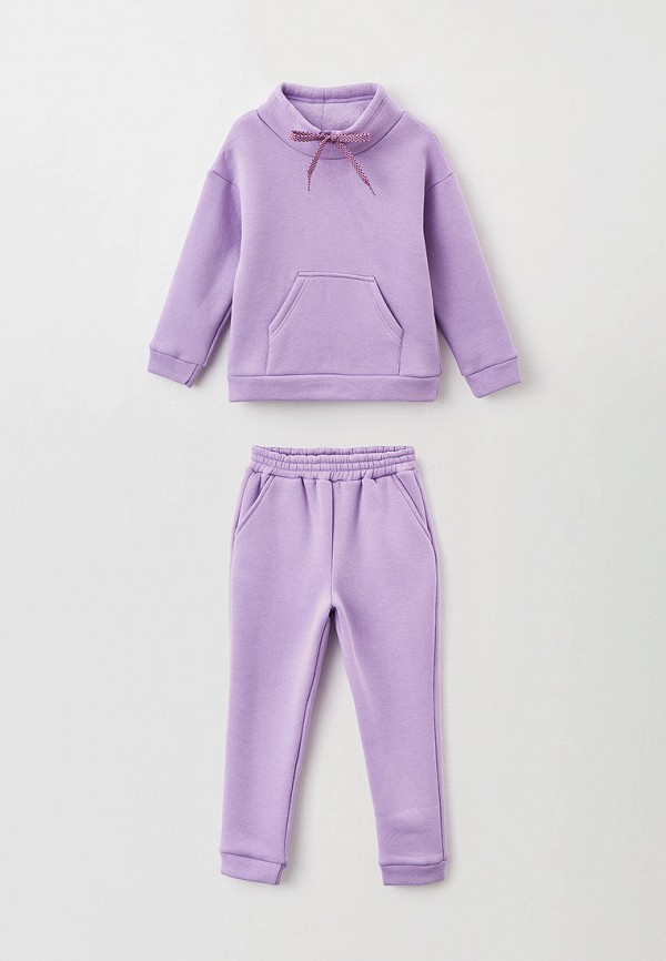 Костюм спортивный для девочки Solnari цвет фиолетовый 