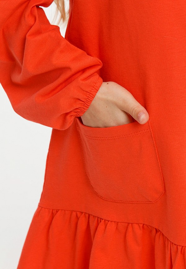 Платье Kogankids оранжевый, размер 110, фото 7