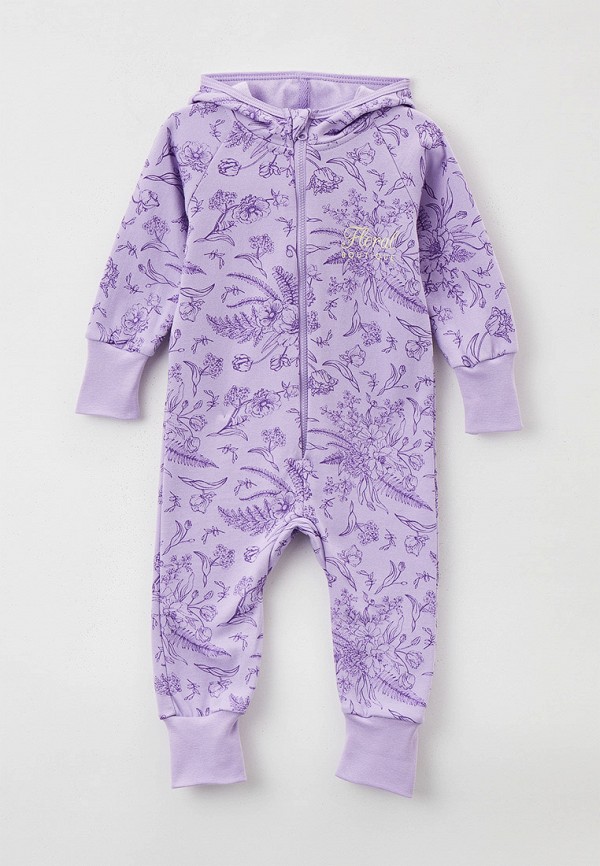 

Комбинезон КотМарКот, Фиолетовый, My Flower с начесом