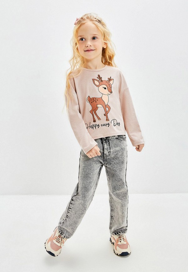 Лонгслив Acoola бежевый, размер 128, фото 6