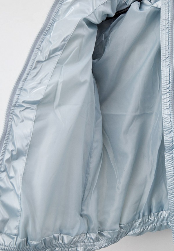 Куртка для девочки утепленная Coccodrillo цвет серебряный  Фото 4