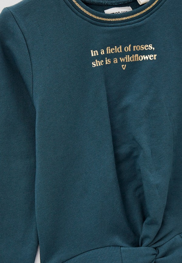 Свитшот Juno зеленый, размер 140, фото 3