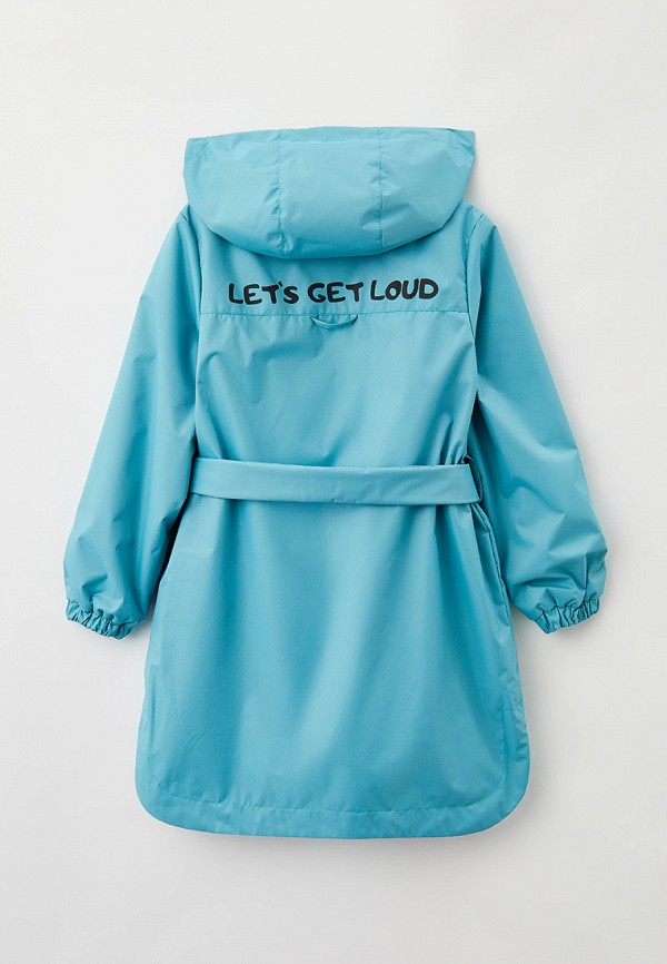 Плащ Nikastyle бирюзовый, размер 140, фото 2
