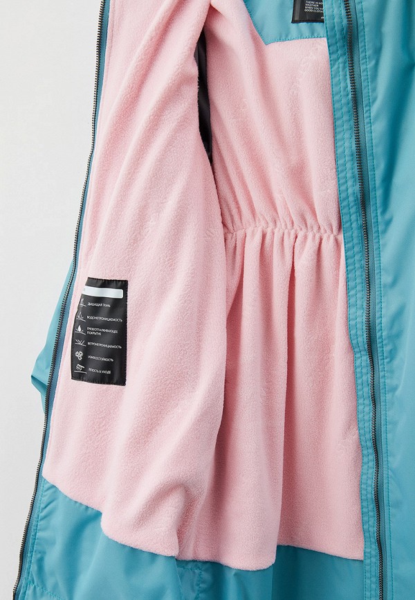 Плащ Nikastyle бирюзовый, размер 140, фото 5