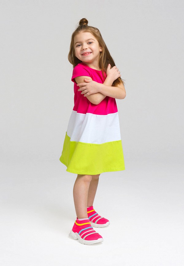 Платье PlayToday разноцветный, размер 104, фото 5