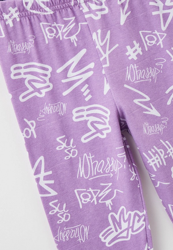 Леггинсы Repost фиолетовый, размер 164, фото 3