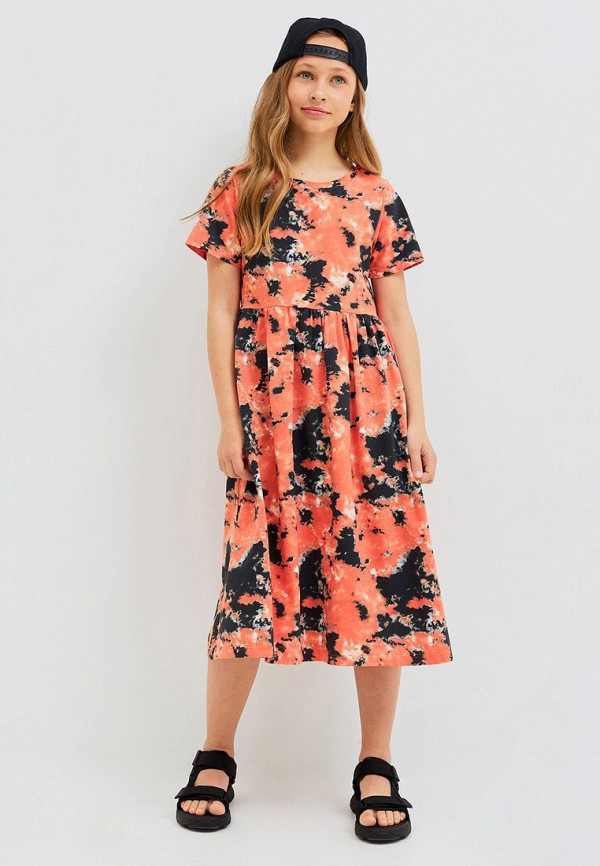 Платье Acoola оранжевый, размер 134, фото 4