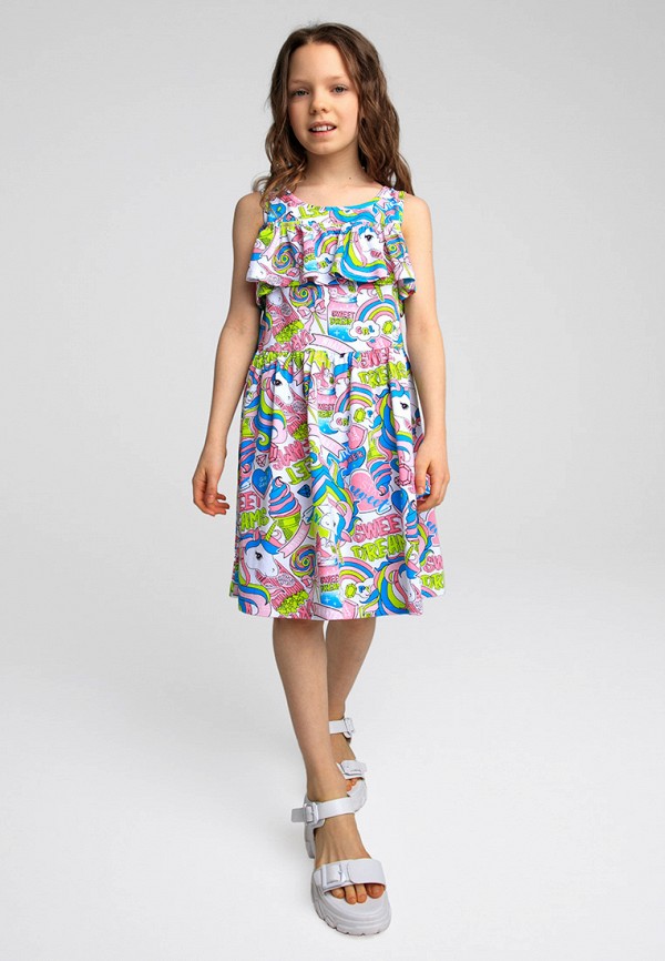 Платье PlayToday разноцветный, размер 152, фото 4