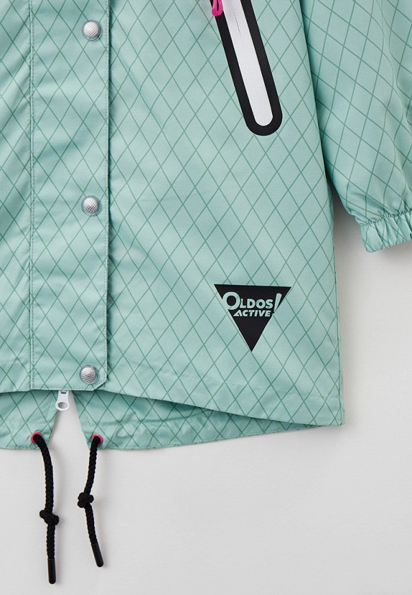 Парка Oldos бирюзовый, размер 134, фото 3