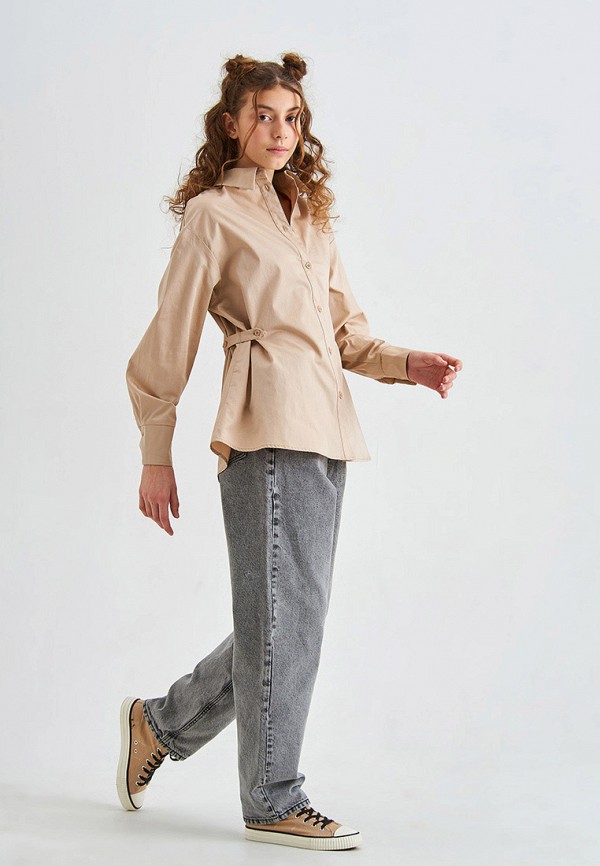 Блуза Smena бежевый, размер 128, фото 4