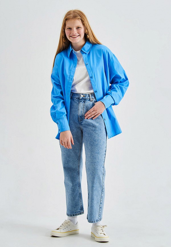 Блуза Smena синий, размер 152, фото 4