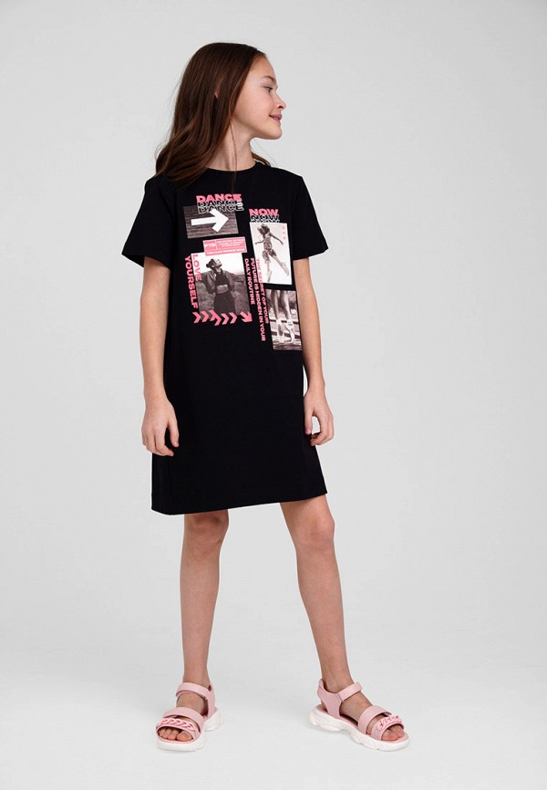 Платье PlayToday черный, размер 128, фото 5