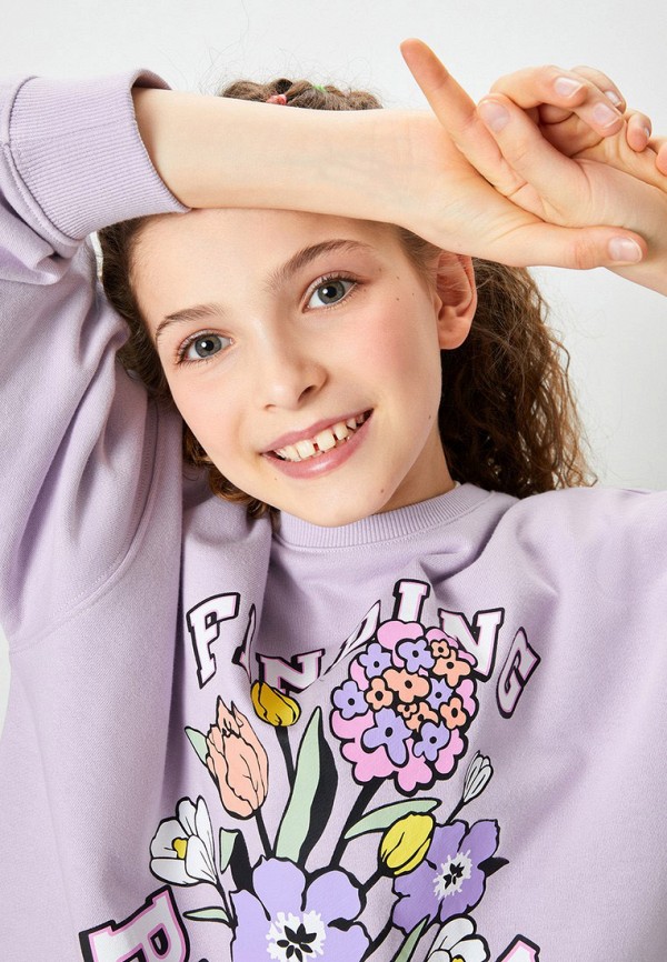 Свитшот Acoola фиолетовый, размер 164, фото 5