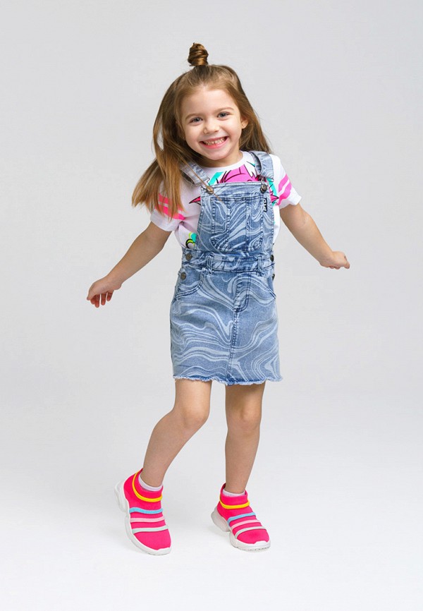 Сарафан PlayToday голубой, размер 110, фото 5