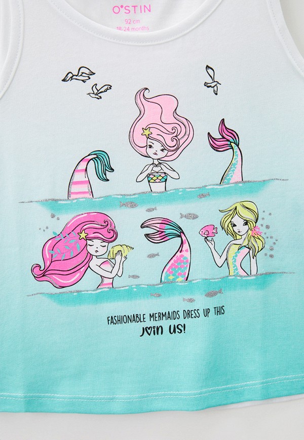 Майка O'stin голубой, размер 92, фото 3